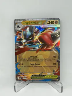 Mega Lucario EX 012 Me: Mega Evolution Promo Holo Pokemon Card NM - Image 1