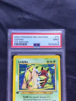 Pokemon Cards: 1st Edition Neo Destiny Common: Ledyba 71/105: PSA 9 - Image 3