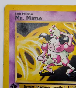 Mr. Mime 22/64 Pokemon Jungle 1st Edition Rare Card WOTC Wizards Nintendo - Image 5