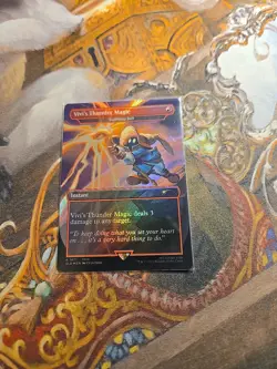Vivi's Thunder Magic Foil MTG Secret Lair - NM - - Image 1