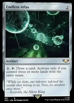 1 x Endless Atlas - Universes Beyond: Warhammer 40,000 - NM-Mint - MTG - Image 1