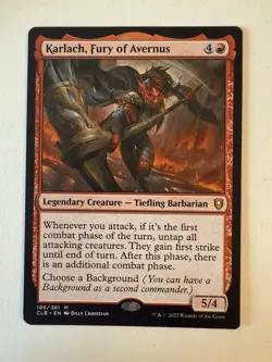 Karlach, Fury of Avernus Commander Legends: Battle for Baldur's Gate Regular X1 - Image 1