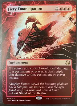 Fiery Emancipation Wilds of Eldraine: Enchanting Tales - Foil NM - Image 1