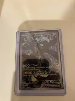 Pokemon N's Zekrom 031 Holofoil Promo Mega Evolution Card w/ Top Loader - Image 1
