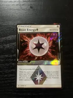 Beast Energy 117/131 Prism Holo Rare Forbidden Light Pokemon Card - Image 1