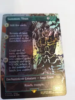 Summon: Titan (Borderless) Final Fantasy Foil - Image 1