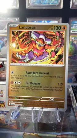 Pokemon TCG Card Landorus 053/086 Black Bolt Poke Ball Reverse Holo - NM - Image 1