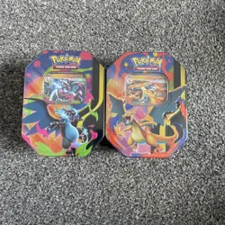2x Pokemon - Mega Charizard ex Tins X + Y ascended heroes New & Sealed ✅ - Image 1