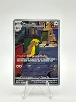 Gumshoos 2025 Pokemon Mega Evolution 153/132 Illustration Rare NM - Image 1