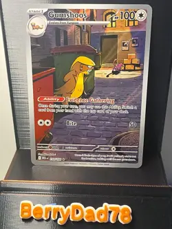 Gumshoos 153/132 Me01: Mega Evolution Holo Pokemon TCG NM - Image 1