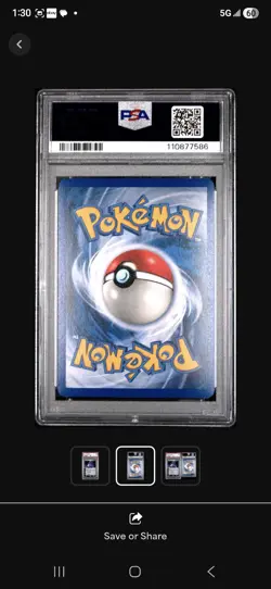 2004 Pokemon Rocket’s Snorlax Ex Holo #104 PSA 9 Mint Rare - Image 4