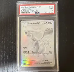 Pokemon Reshiram ex Holo Black White Rare Sv: White Flare 173/086 230 HP - Image 1