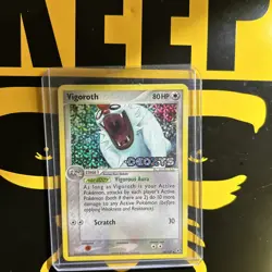 Pokemon TCG Vigoroth EX Deoxys 50/107 Reverse Holo LP - Image 1
