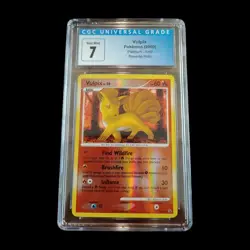 2009 Pokemon Vulpix Platinum Reverse Holo CGC 7 - Image 1