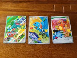 Ascended Heroes First Partners Squirtle Charmander Bulbasaur Promo Pokemon Lot - Image 1