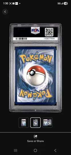 2015 POKEMON XY ANCIENT ORIGINS #94 FULL ART/LUGIA EX PSA 10 - Image 4