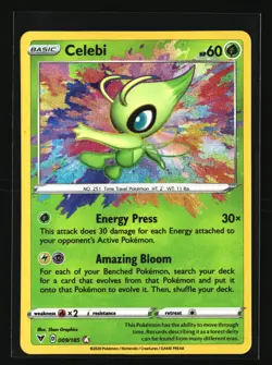 Pokemon CELEBI 009/185 Amazing Rare (2020 Vivid Voltage) NM/Near Mint - Image 1
