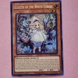Elzette Of The White Forest INFO-EN014 Yugioh 1st Edition - Secret Rare - Image 1