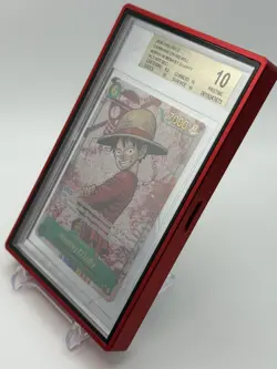 2025 One Piece OP13-118 Monkey D Luffy ALT ART SEC • BGS 10 PRISTINE • Early POP - Image 3