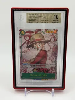 2025 One Piece OP13-118 Monkey D Luffy ALT ART SEC • BGS 10 PRISTINE • Early POP - Image 4