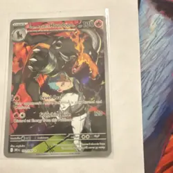 Pokemon Team Rocket's Houndoom Illustration Rare Holo Card 191/182 Destined Riv… - Image 1