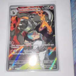 Pokemon Team Rocket's Houndoom Illustration Rare Holo Card 191/182 Destined Riv… - Image 4