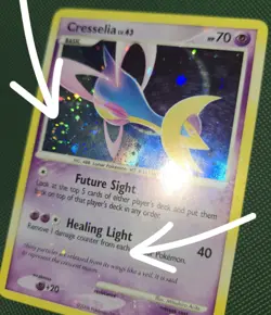 WHOLE SWIRL 🌀💫 DOUBLE HOLO BLEED Cresselia 2/100 Majestic Dawn Pokemon Card - Image 1