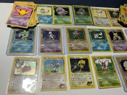 Pokemon Bulk Wotc 13 Holos & 75+ Card Vintage Base, Fossil, Jungle, Gym MP-DMG - Image 2