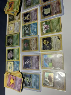 Pokemon Bulk Wotc 13 Holos & 75+ Card Vintage Base, Fossil, Jungle, Gym MP-DMG - Image 5