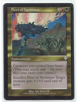 Fires of Yavimaya x4 Invasion MtG NM - Image 1