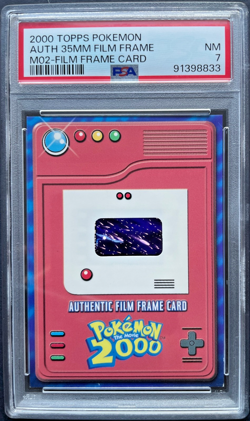 Pokemon Articuno’s Blizzard Topps Film Frame Card Movie 2000 Super Rare PSA 7 - Image 1
