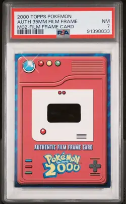 Pokemon Articuno’s Blizzard Topps Film Frame Card Movie 2000 Super Rare PSA 7 - Image 3