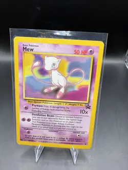 Mew Pokemon TCG Black Star Promo Non Holo #8 WoTC - Image 1