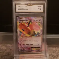 Pokemon Dragonite EX Evolutions 72/108 Holo Ultra Rare 2016 GMA 10 - Image 1