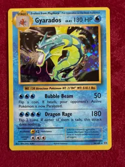 Pokemon TCG Gyarados Holo 34/108, Evolutions (NM) - Image 1