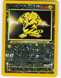 Electabuzz - Reverse Holo - 1/9 Best of Game - Pokemon TCG - 2002 - Image 1