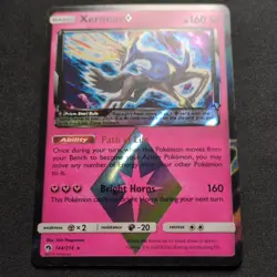 Pokemon TCG Xerneas Prism Star SM-Lost Thunder 2018 144/214 Holo Prism Rare - Image 2