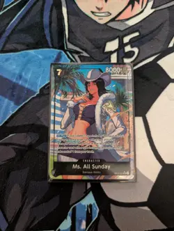 One Piece The Azure Sea’s Seven Ms. All Sunday OP14-084 Alt Art NM English - Image 1
