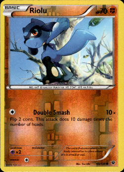 Riolu 46/124 Reverse Holo | Fates Collide | Pokemon Card - Image 1