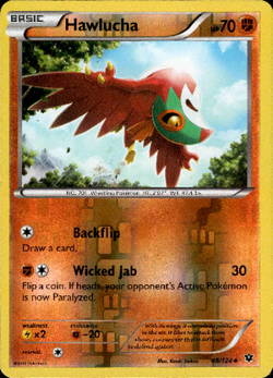 Hawlucha 48/124 Reverse Holo | Fates Collide | Pokemon Card - Image 1