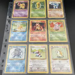 Vintage ⭐Complete Pokemon Base Set Common Uncommon Cards 1999⭐Pokemon Base set - Image 3