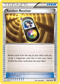 Random Receiver 109/124 Uncommon | Fates Collide | Pokemon Card - Image 1