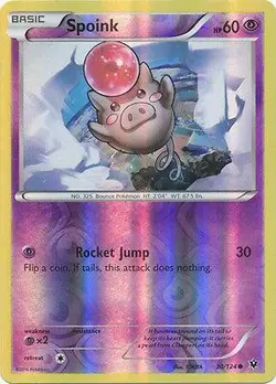 Spoink 30/124 Reverse Holo | Fates Collide | Pokemon Card - Image 1