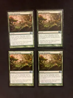 Fungal Sprouting x4 [Magic 2013] Magic MTG Cards LP - Image 1