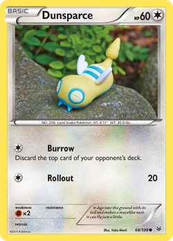 Dunsparce 68/108 Common | Roaring Skies | Pokemon Card - Image 1