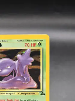 Pokemon TCG Muk 13/62 Fossil Unlimited Holo Rare Vintage Card 1999 WOTC - Image 3