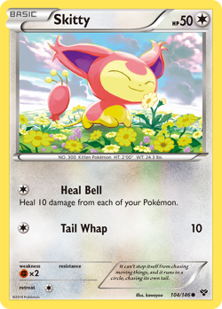 Skitty 104/146 Common | XY | Pokemon Card - Image 1