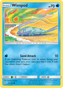 Wimpod 50/236 Common | Unified Minds | Pokemon Card - Image 1