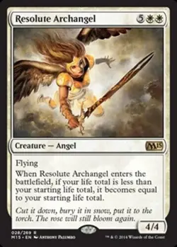 1 x Resolute Archangel - Magic 2015 - NM-LP- MTG The Gathering cny - Image 1