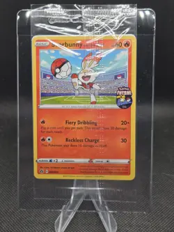 Scorbunny On The Ball 004/005 Pokemon Exclusive Futsal Promo - (Sealed) - Image 1